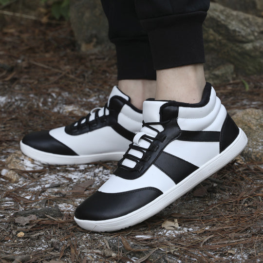 Damen modische High-Top Sneakers mit kuscheligem Innenfutter EB