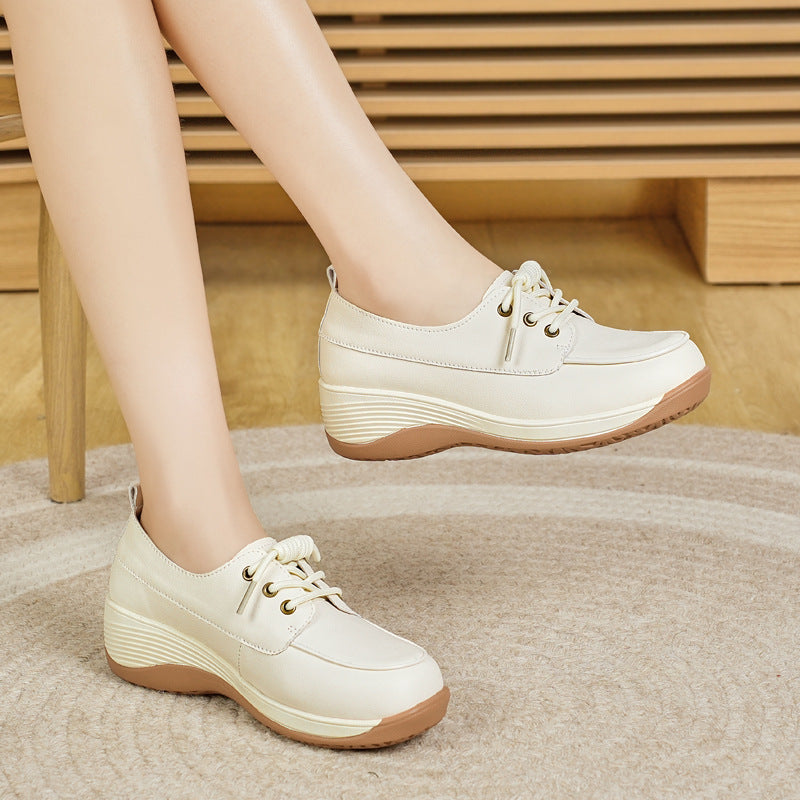 Damen Komfortable Schnürschuhe mit ergonomischer Sohle und modischem Design EB