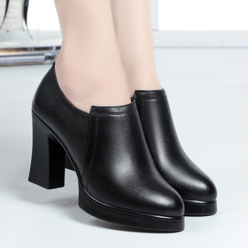 Damen Elegante High-Heel Stiefeletten mit modischem Design und komfortablem Fußbett EB
