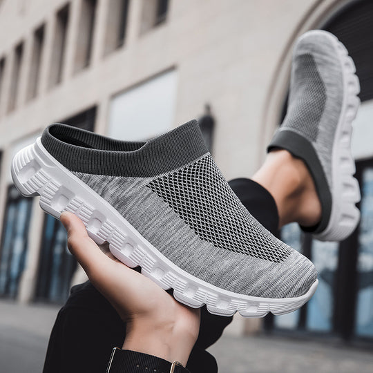 Damen Slip-On Freizeit-Schuhe mit atmungsaktiver Struktur EB