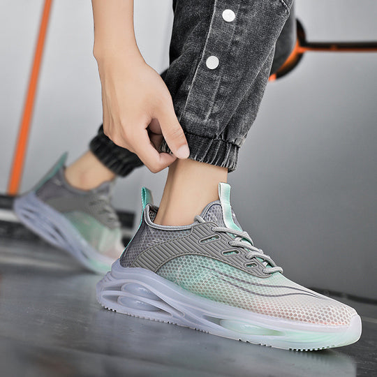 Damen Sportliche Leichtgewicht Sneakers mit atmungsaktivem Obermaterial EB