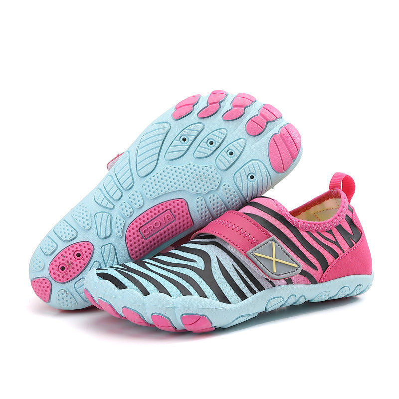 Damen Badeschuhe mit rutschfester Sohle und elastischem Design EB