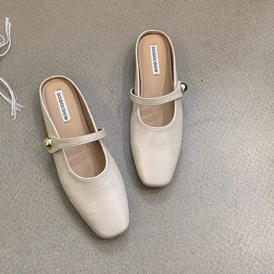 Damen elegante Mary Jane Schuhe mit modischem Riemchen EB