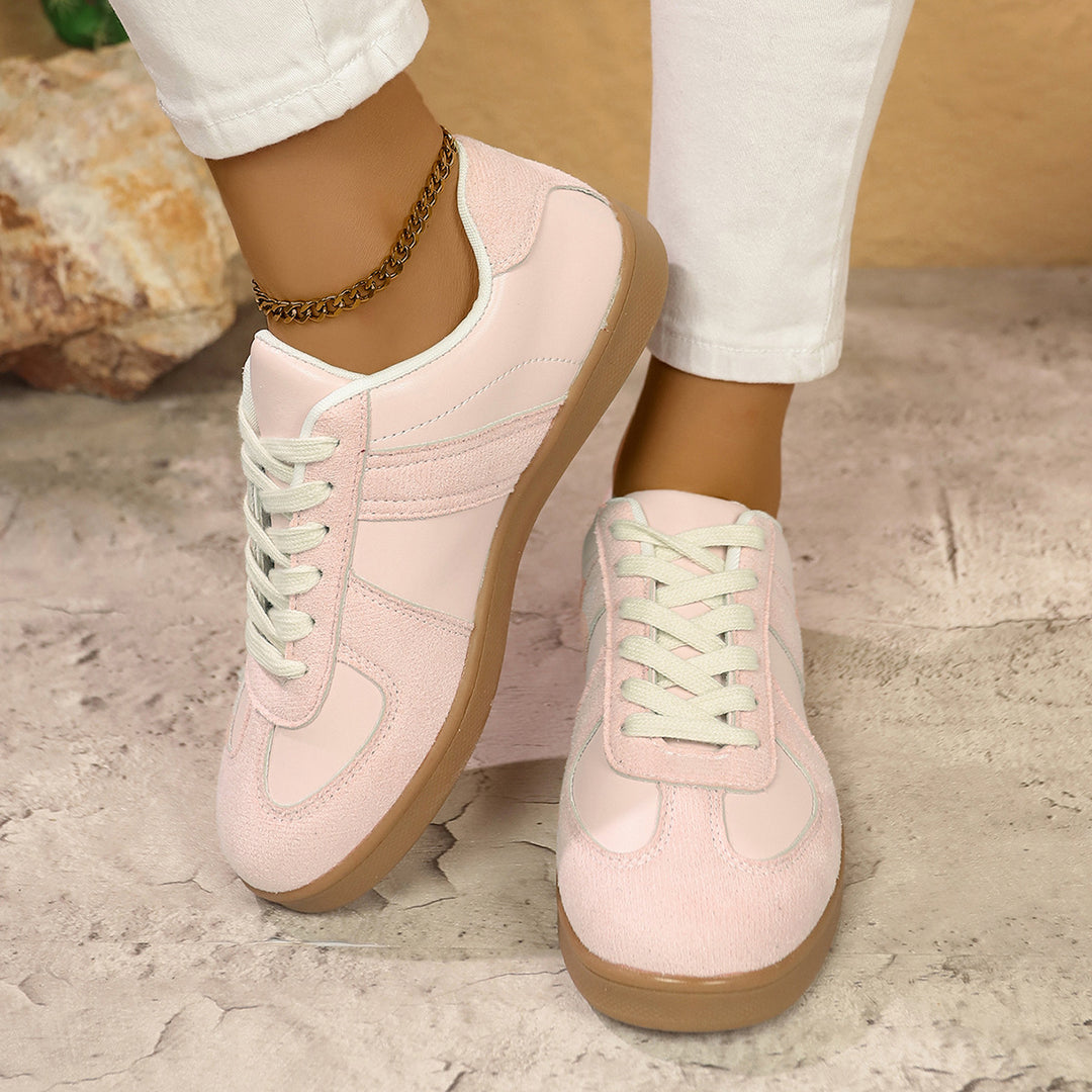 Damen Sneakers im modernen Retro-Design mit weicher Sohle und atmungsaktivem Obermaterial EB
