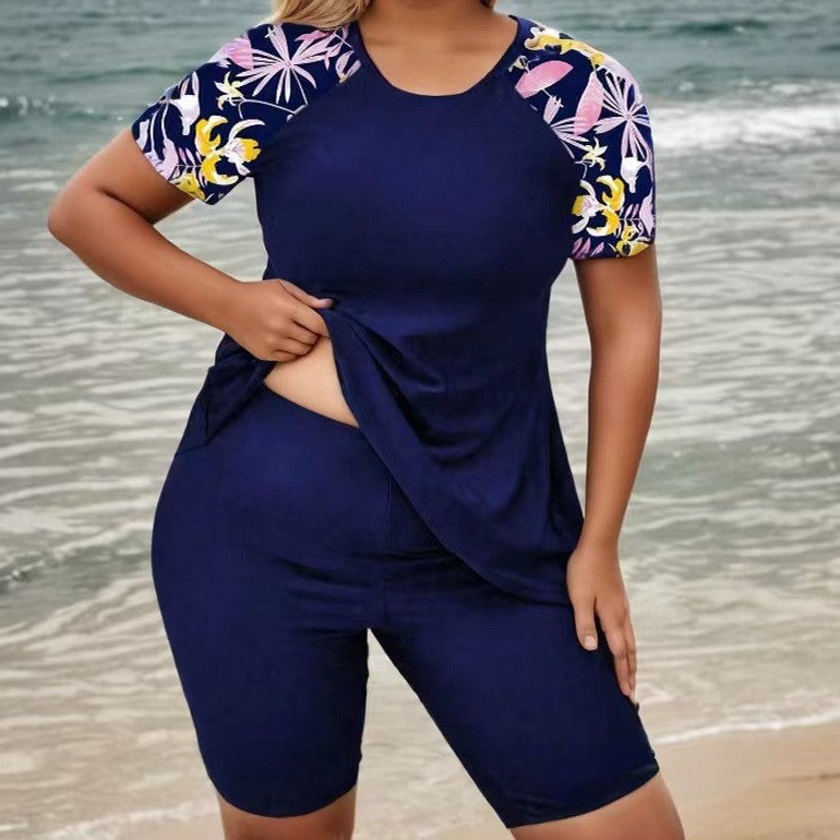 Damen Sportliches Set mit floralem Design EB