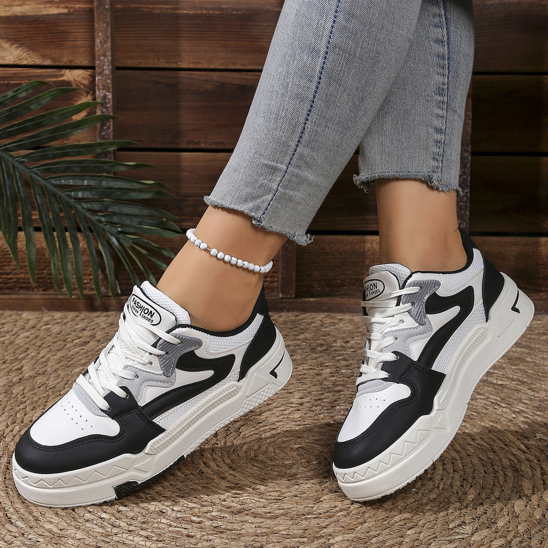 Damen Sneakers mit hochdämpfender Laufsohle und sportlichem Design EB