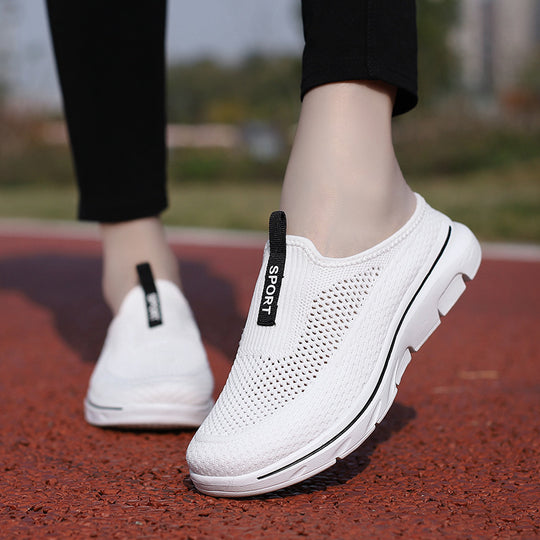 Damen Komfortable und leichte Slip-On Freizeitschuhe EB