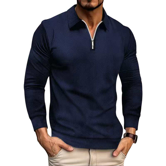 Herren leichter Wollpullover im zeitlosen Design EB