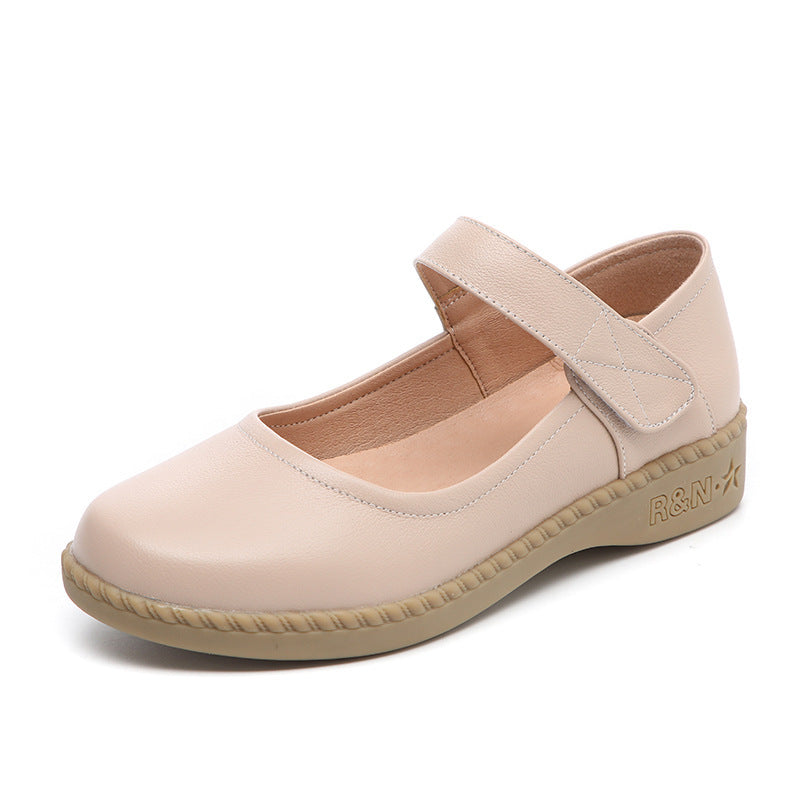 Damen Mary Jane Ballerinas mit verstellbarem Riemen und ergonomischer Sohle EB