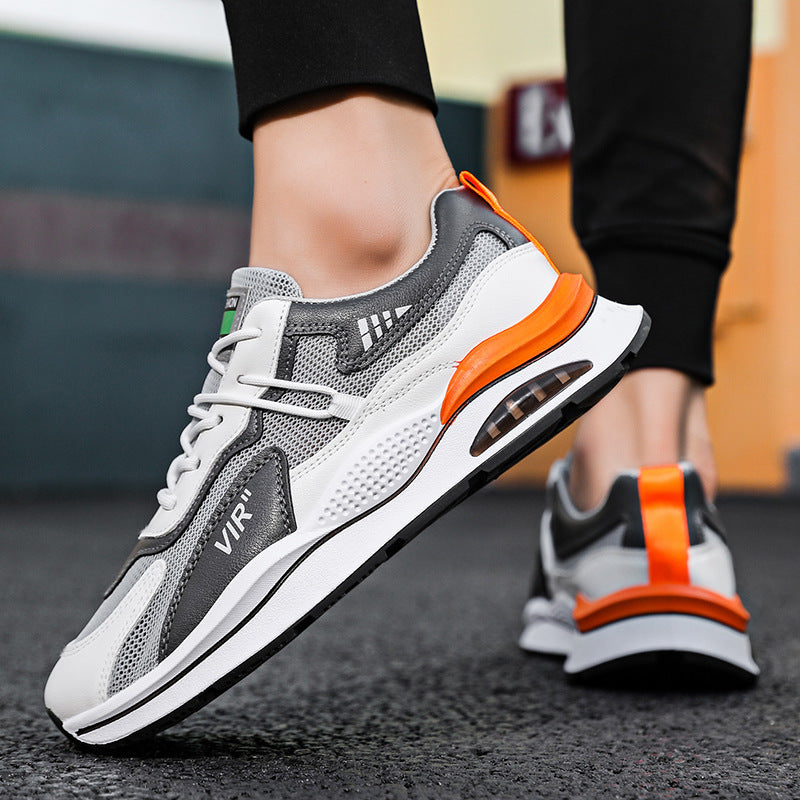 Damen Sportliche Sneakers mit atmungsaktiver Netzstruktur und stoßdämpfendem Sohlenprofil EB