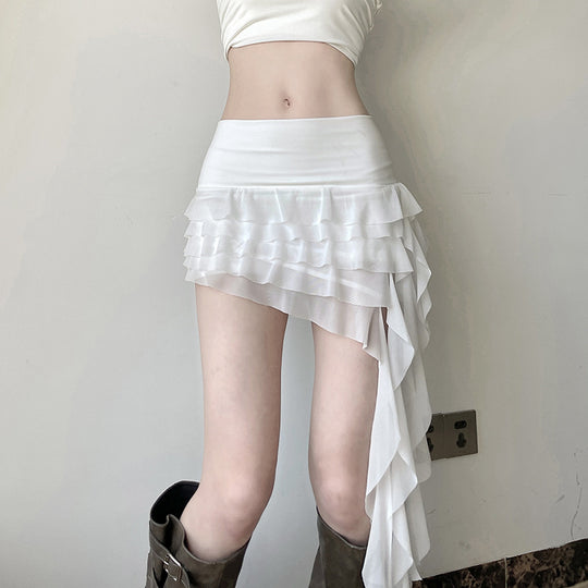 Damen Rüschensarong mit atemberaubendem Lagen-Design EB