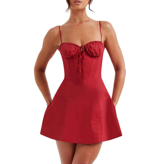 Damen Korsett Kleid EB