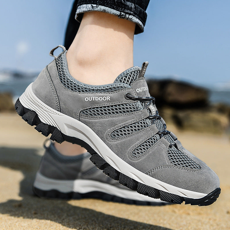 Damen Outdoor-Sneaker mit atmungsaktivem Mesh-Obermaterial und rutschfester Sohle EB