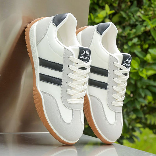 Damen Modische Sneakers mit rutschfester Sohle und weichem Innenfutter EB