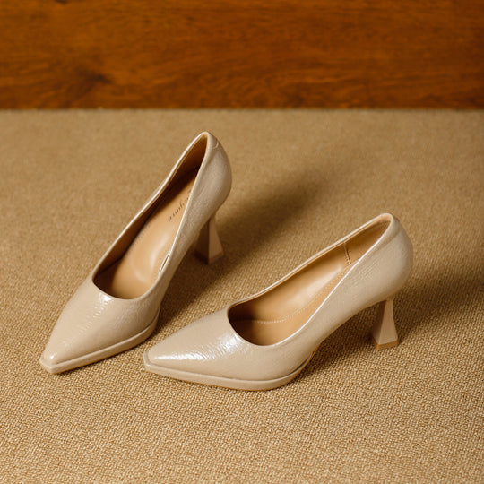 Damen elegante Spangenpumps mit modischem Blockabsatz EB