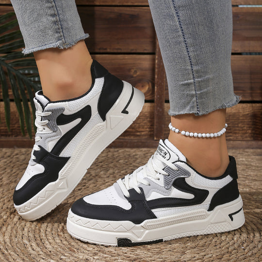 Damen Sneakers mit hochdämpfender Laufsohle und sportlichem Design EB