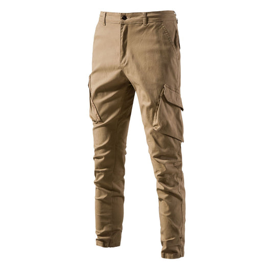 Herren Cargo-Hose mit funktionalen Taschen und elastischem Bund EB