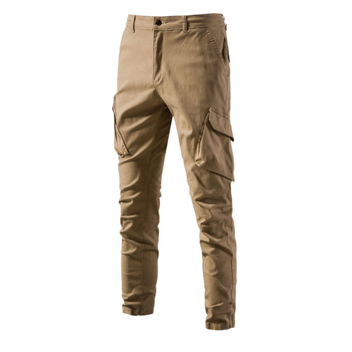Herren Cargo-Hose mit funktionalen Taschen und elastischem Bund EB