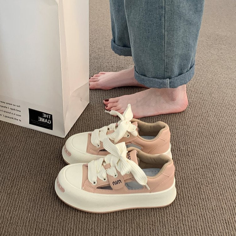 Damen modische Sneakers mit atmungsaktiver Mesh-Oberfläche und dämpfender Sohle EB