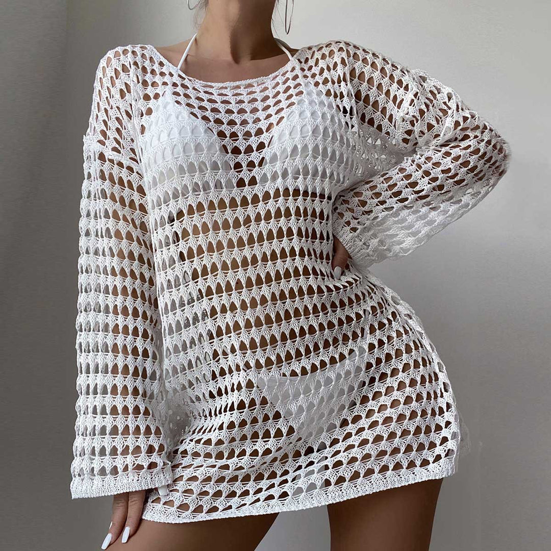 Damen schmeichelndes Stricktop mit weitem Schnitt EB