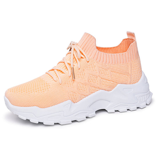 Damen Freizeitsneakers mit atmungsaktivem Strickoberteil und dämpfender Sohle EB