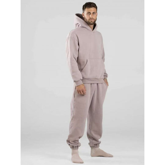Damen nan oversized Kapuzenpullover mit Kängurutasche und weichem Fleece-Innenfutter EB