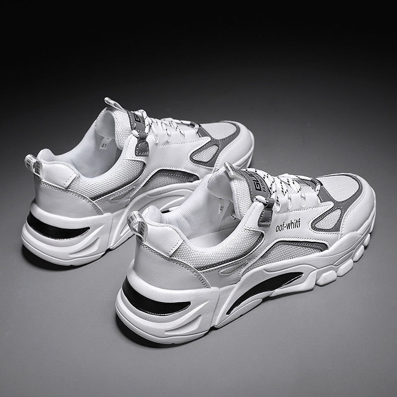 Damen Sportliche Sneaker mit mehrlagiger Mesh-Oberfläche und dämpfender Sohle EB
