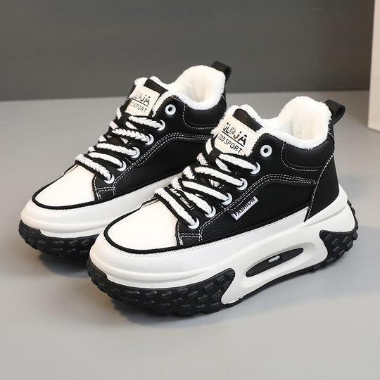 Damen Hohe Sneakers mit atmungsaktivem Innenfutter und rutschfester Sohle EB