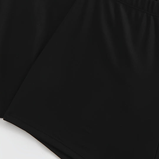 Damen Sportliches Badeanzug-Set mit floralem Seiteneinsatz EB