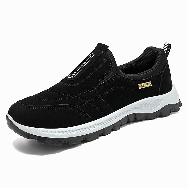 Damen Komfortable Slip-On Sportschuhe mit dämpfender Sohle EB