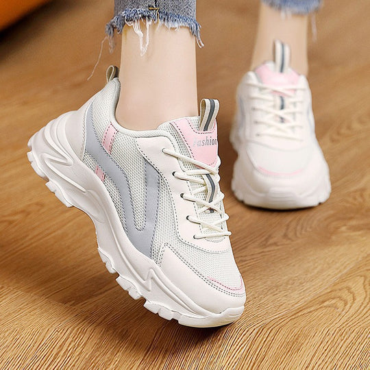 Damen modische Sneakers mit atmungsaktiven Eigenschaften und rutschfester Sohle EB