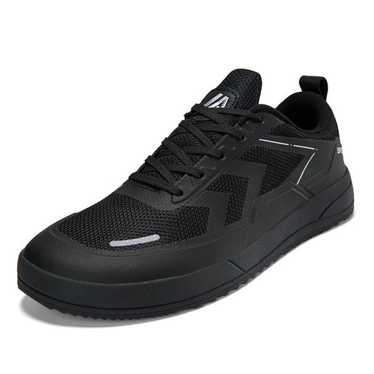 Unisex nan urbaner atmungsaktiver Mesh-Sneaker mit gezahnter griffiger Profilsohle und gepolstertem Einstieg EB