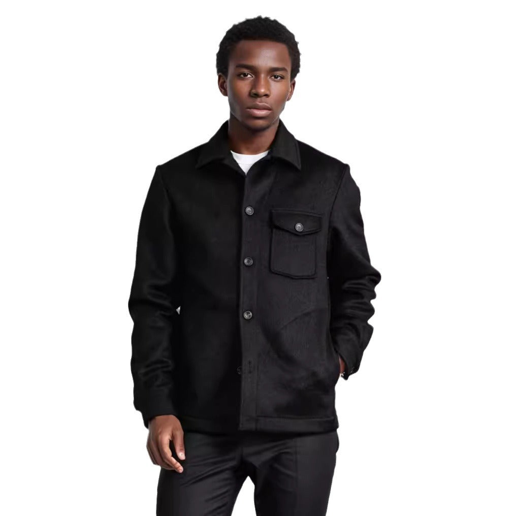 Herren Wolljacke mit praktischen Taschen EB