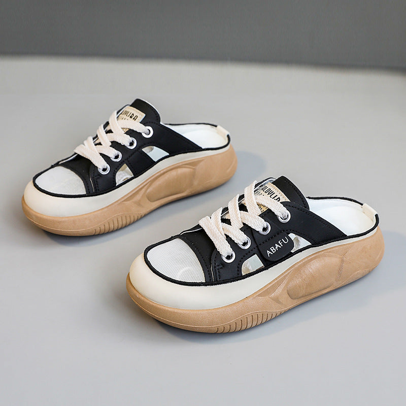 Damen Sneaker Slipper mit atmungsaktiver Mesh-Struktur und bequemer Sohle EB