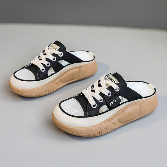 Damen Sneaker Slipper mit atmungsaktiver Mesh-Struktur und bequemer Sohle EB