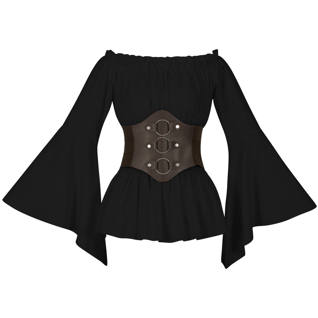 Damen nan mehrlagiger Chiffon-Maxirock mit hohem elastischem Taillenbund und asymmetrischem Stufenfall Eb