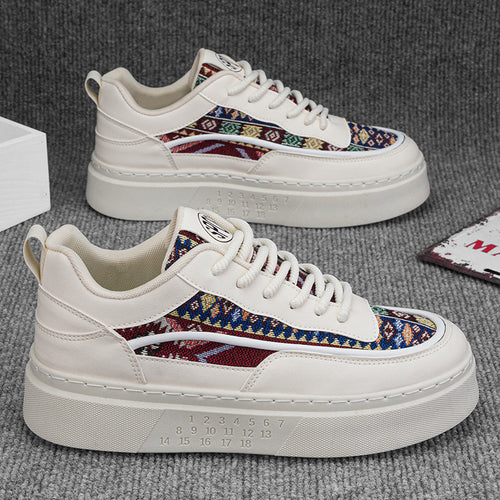 Damen Plateau Sneakers mit einzigartigem Design und bequemen Dämpfungselementen EB