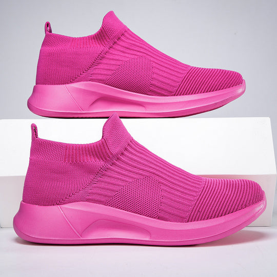 Damen Komfortable Stricksneaker mit rutschfester Sohle EB