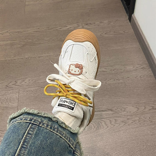 Damen trendige Sneakers mit elastischem Mesh-Obermaterial und komfortabler Dämpfung EB