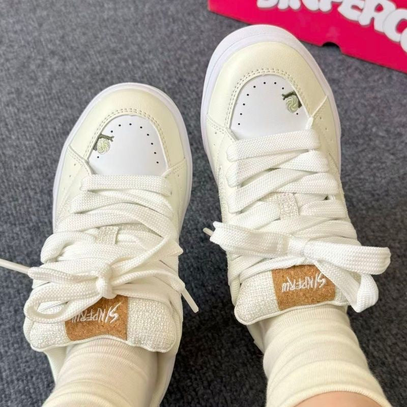 Damen Sportliche Sneakers mit tierischen Motiven und atmungsaktiver Oberflächenstruktur EB