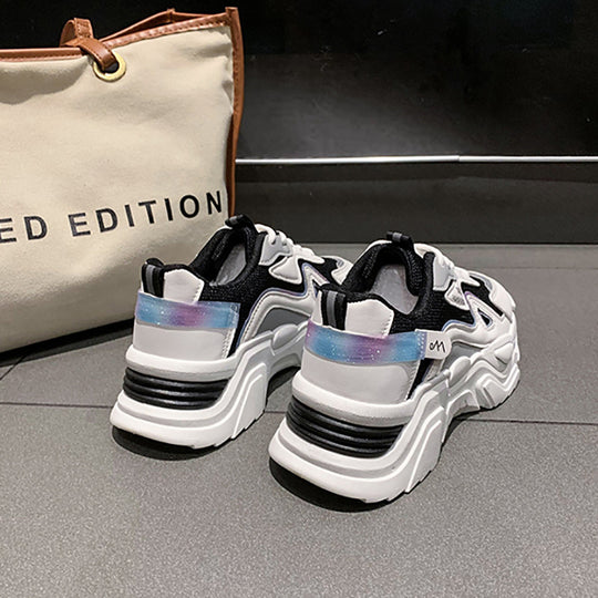 Damen trendige Sneakers mit innovativer Dämpfung und atmungsaktiver Mesh-Oberfläche EB