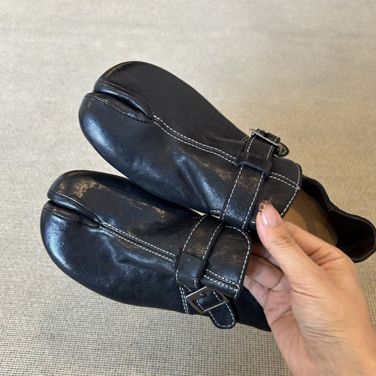Damen Mokassins mit eleganten Schnallen und komfortabler Form EB