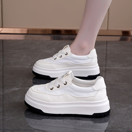 Damen Modische Sneakers mit atmungsaktivem Mesh-Obermaterial und stoßdämpfender Sohle EB