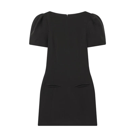 Damenkleid mit Puffärmeln und tailliertem Schnitt EB