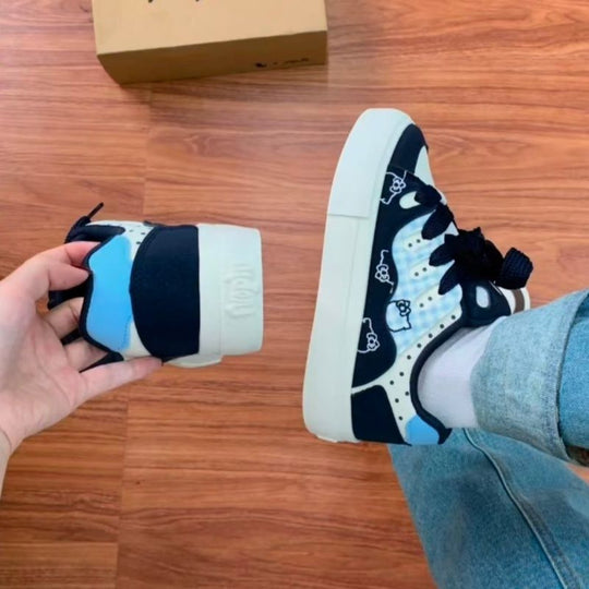 Damen Sportliche Sneaker mit einzigartigem Tiermotiv und bequemer Dämpfung EB