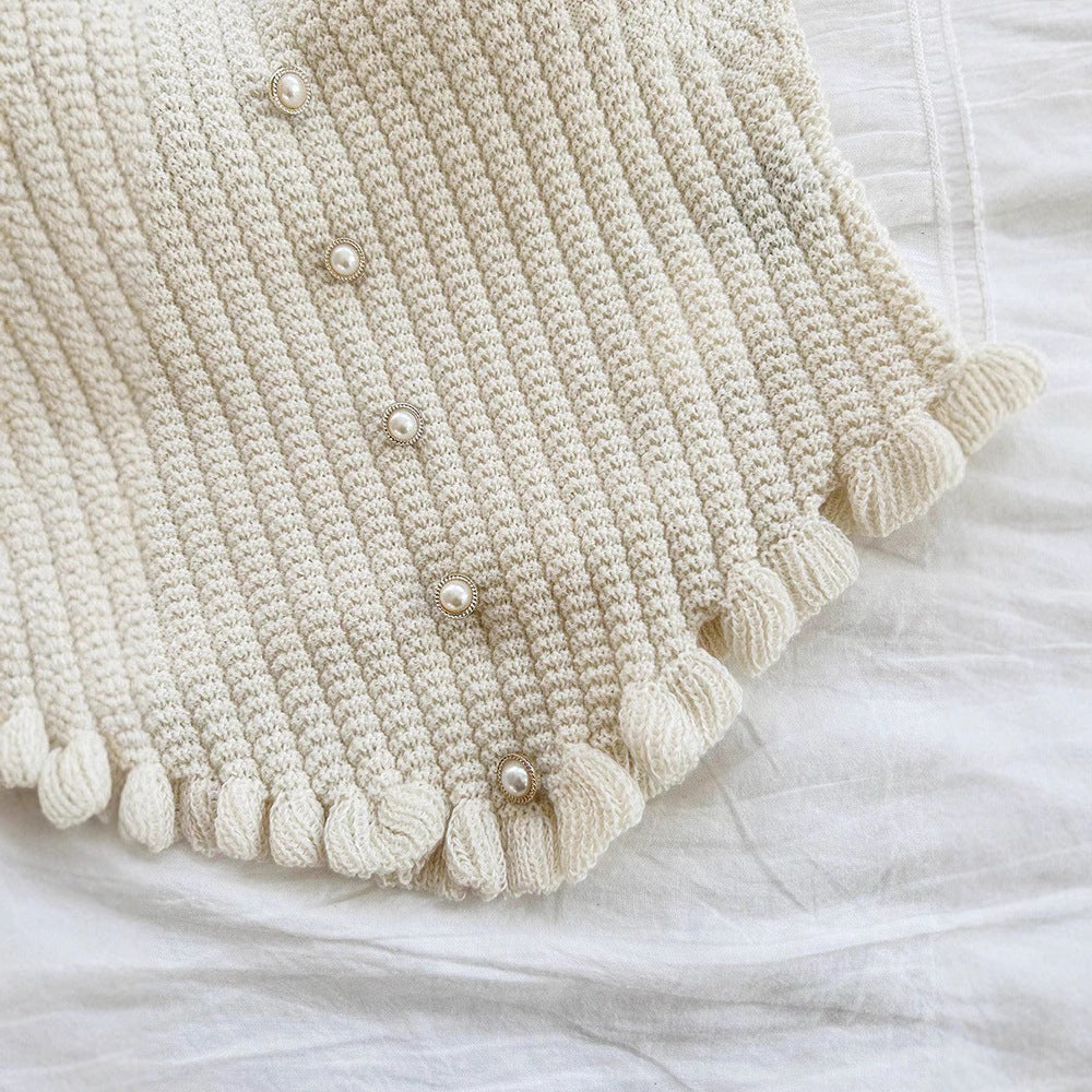 Damen Corsage-Oberteil mit Rüschendetails und Knopfleiste EB