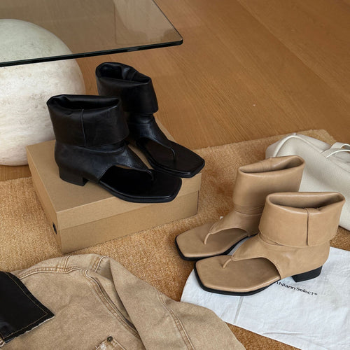 Damen Stilvolle und modische Absatzstiefel EB