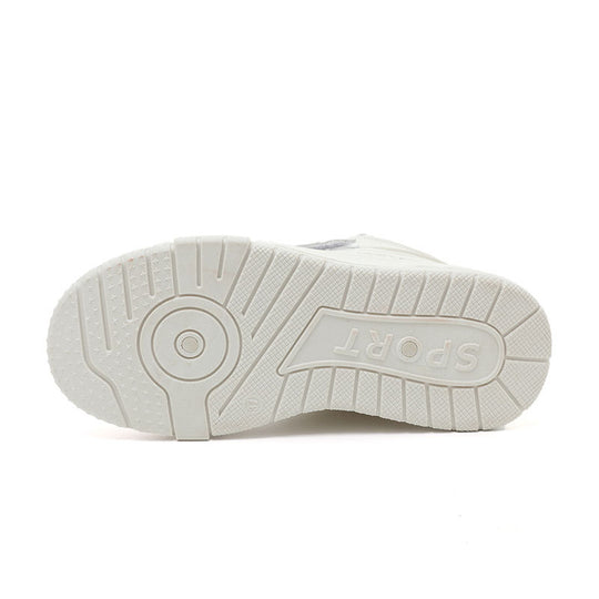 Damen Sportliche High-Top Sneakers mit kuscheligem Innenfutter und sicherem Schnallenverschluss EB
