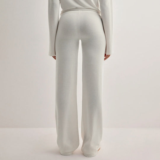 Damen bequeme Lounge-Hosen mit verstellbarem Bund EB