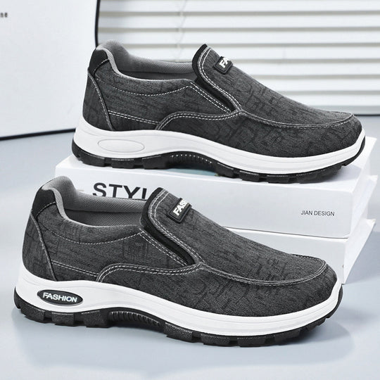 Damen Komfortable Slip-On Freizeitschuhe mit flexibler Sohle EB